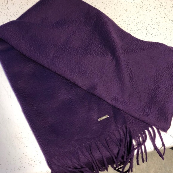 Loro Piana Purple Cashmere Scarf 